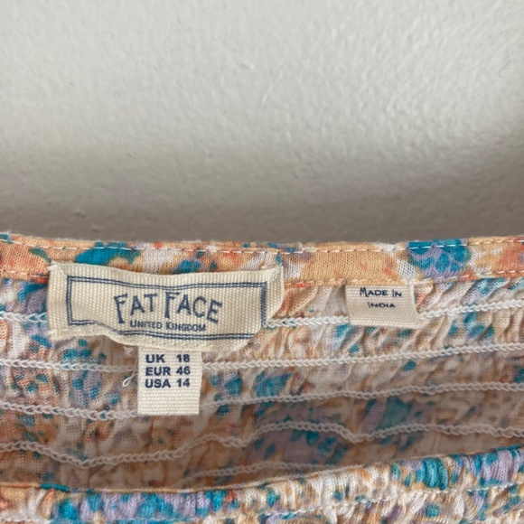 Fat face women’s smocked top - Picture 2 of 8